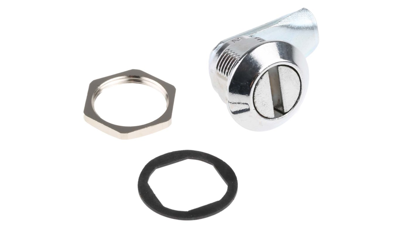 Serratura a camma con Testa scanalata Euro-Locks a Lowe & Fletcher group Company, foro 23 x 20.2mm