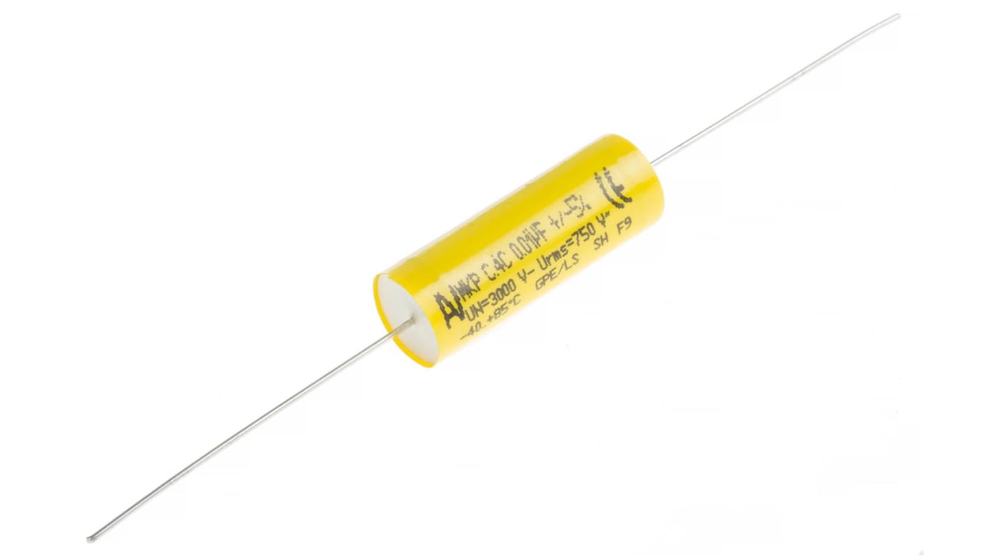 KEMET C4C Metallised Polypropylene Film Capacitor, 3kV dc, ±5%, 10nF, Through Hole