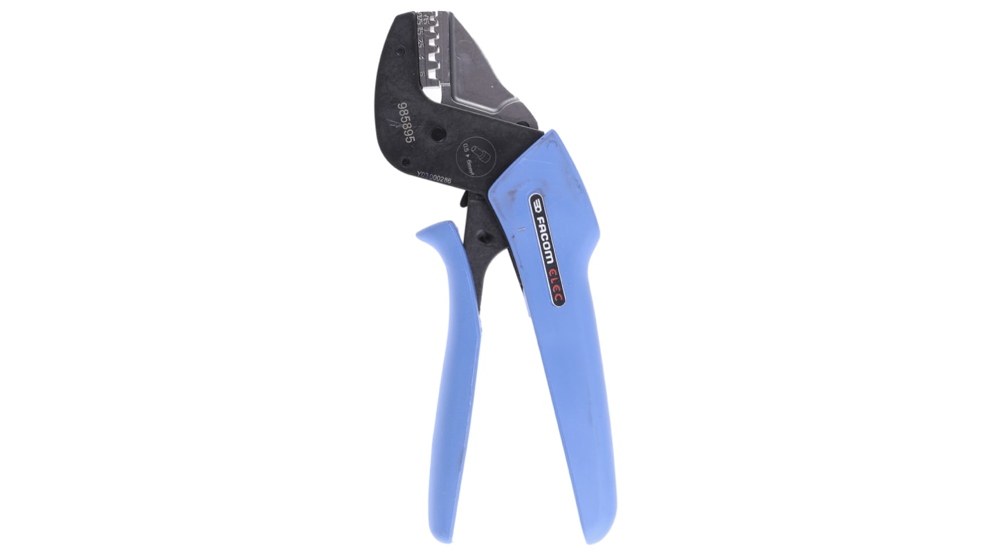 Facom 985 Hand Crimp Tool for Wire Ferrules, 0.5 → 6mm² Wire