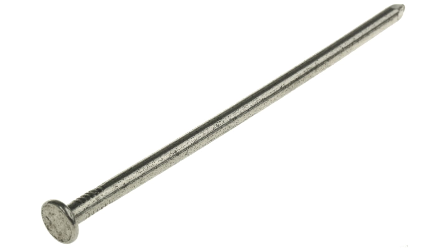 RS PRO Bright Steel Round Nails; 150mm x 6mm; 500g Bag