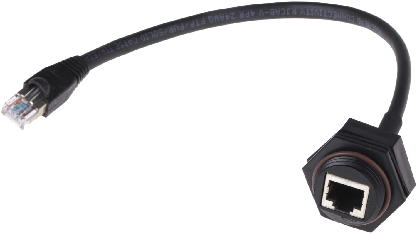Molex RJ45母座/公插, 面板安装, 8路, 直向, IP67, ENSP3F5系列