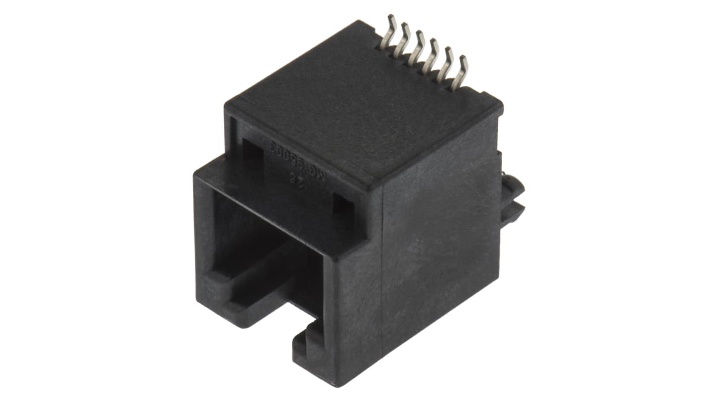 Molex 95503 Series Female RJ11 Connector, Surface Mount Vertical 6P6C -Way