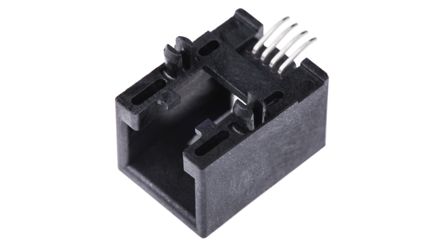 Molex 95501 Series Female RJ11 Connector, Surface Mount, UTP Shield