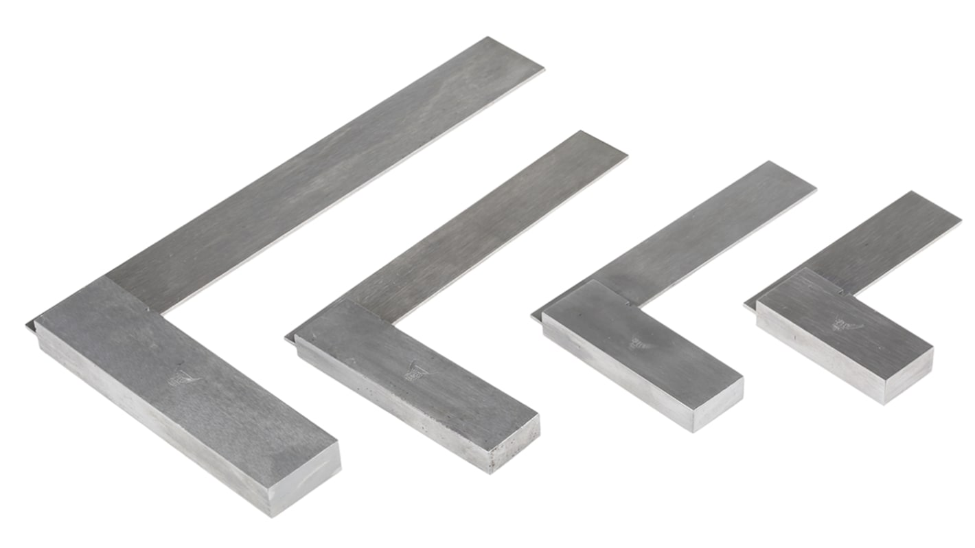 RS PRO 150 mm, 49 mm, 75 mm, 98 mm Engineers Set Square