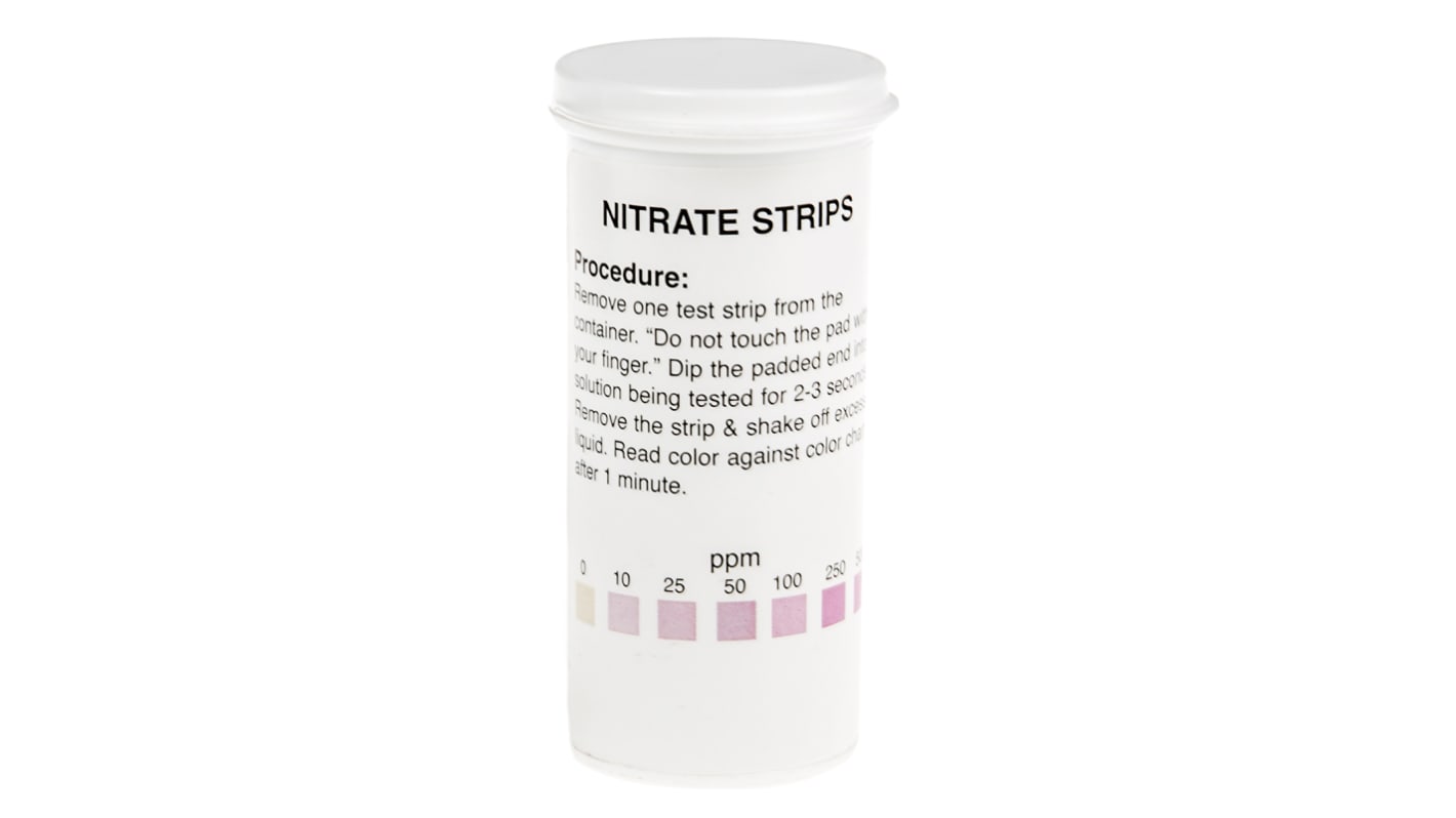Instruments Direct 硝酸盐试纸, 50片装, 最大测量500ppm