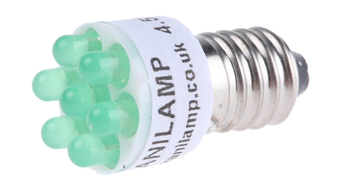 Tranilamp LED Reflector Bulb, 4.5V ac, E10 Base, 13.4mm Diameter