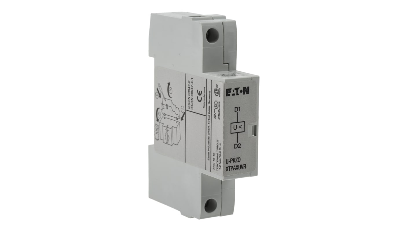 Eaton Series Under Voltage Release for Use with PKE Series, PKM0 Series, PKZM0 Series, PKZM01 Series, PKZM0-T Series,
