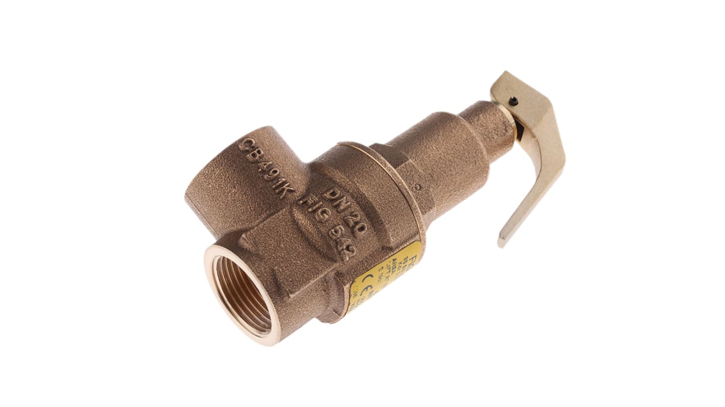 Nabic Valve Safety Products 3bar Pressure Relief Valve With Female BSP 3/4 in BSP Female Connection and a BSP 3/4