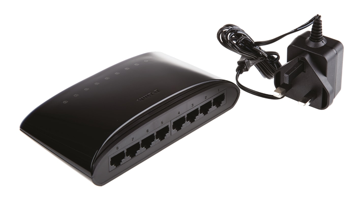 D-Link DES-1008D, Unmanaged 8 Port Ethernet Switch