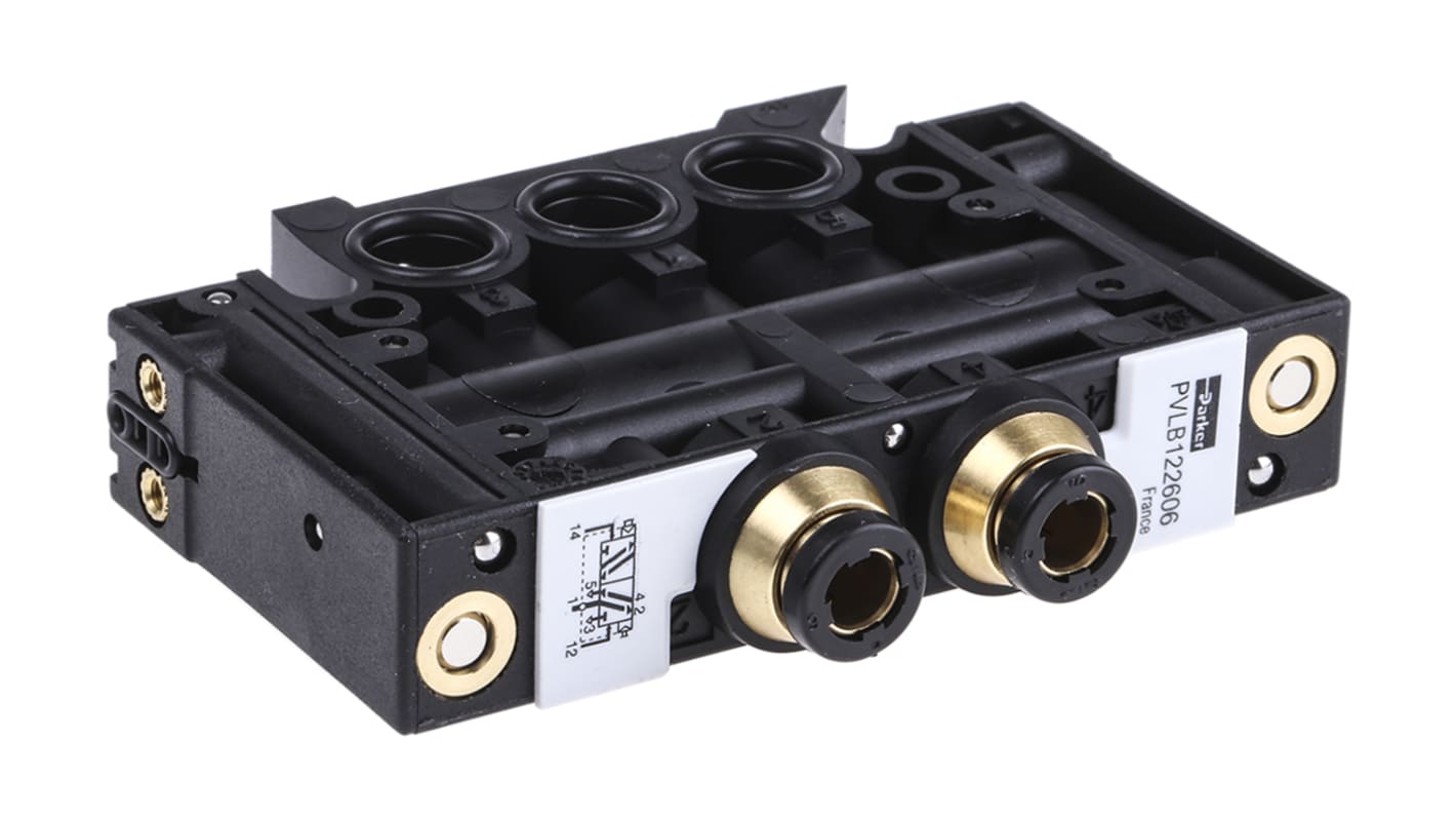 Parker 5/2 Pneumatic Solenoid Valve - Pilot/Pilot G 1/8 PVL Series