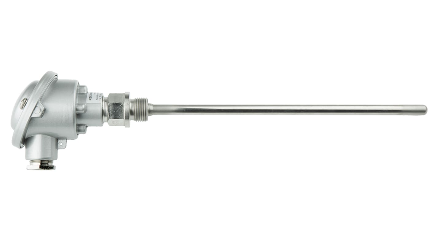 Sensore RTD PT100 Reckmann, Ø 9mm, L. 250mm, +400°C max