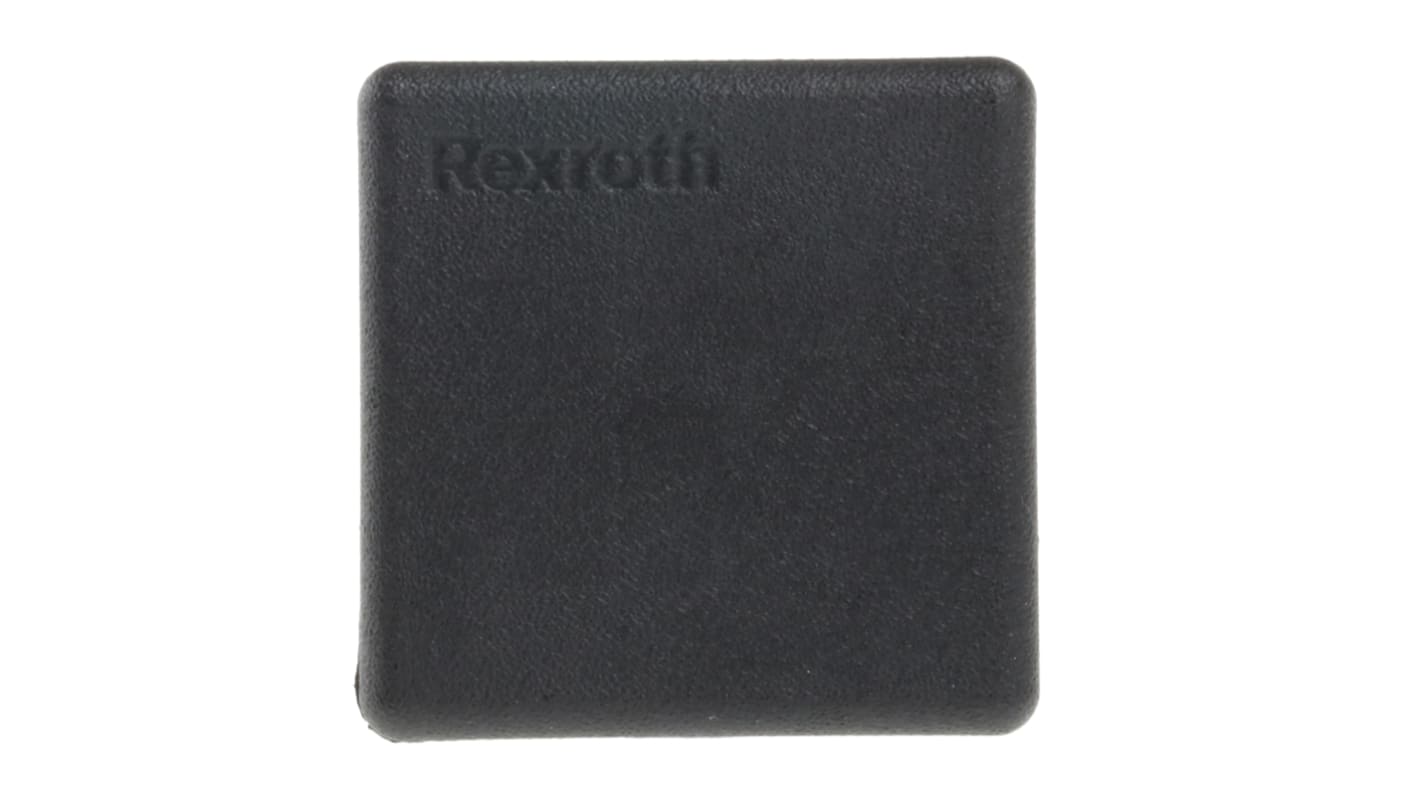 Bosch Rexroth Black Polypropylene End Cap, 30 x 30 mm Strut Profile, 8mm Groove