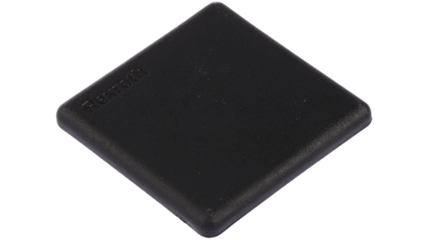 Bosch Rexroth Black Polypropylene End Cap, 45 mm Strut Profile, 10mm Groove