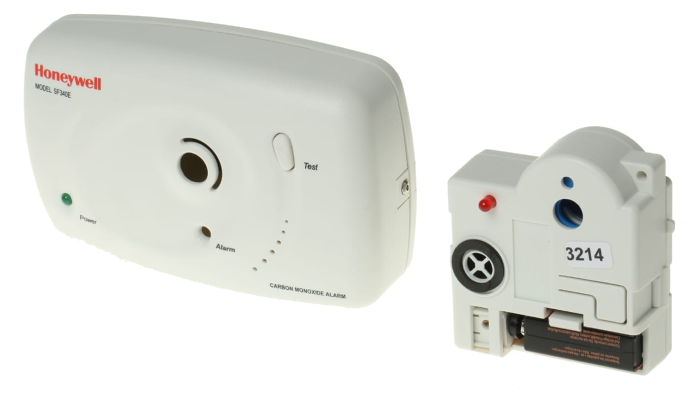 SF Detection Wall Mounted Gas Detector for Carbon Monoxide Detection, Audible Alarm