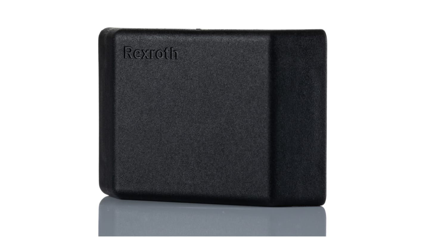 Bosch Rexroth Black Polypropylene Angle Bracket Cap, 45 mm Strut Profile, 10mm Groove