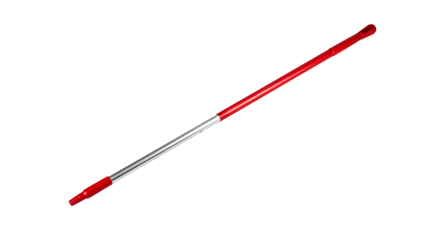 Mango para fregona Vikan de Aluminio, color Rojo, long. 1.31m, Ø 31mm, para usar con Escobilla Vikan, fregona Vikan