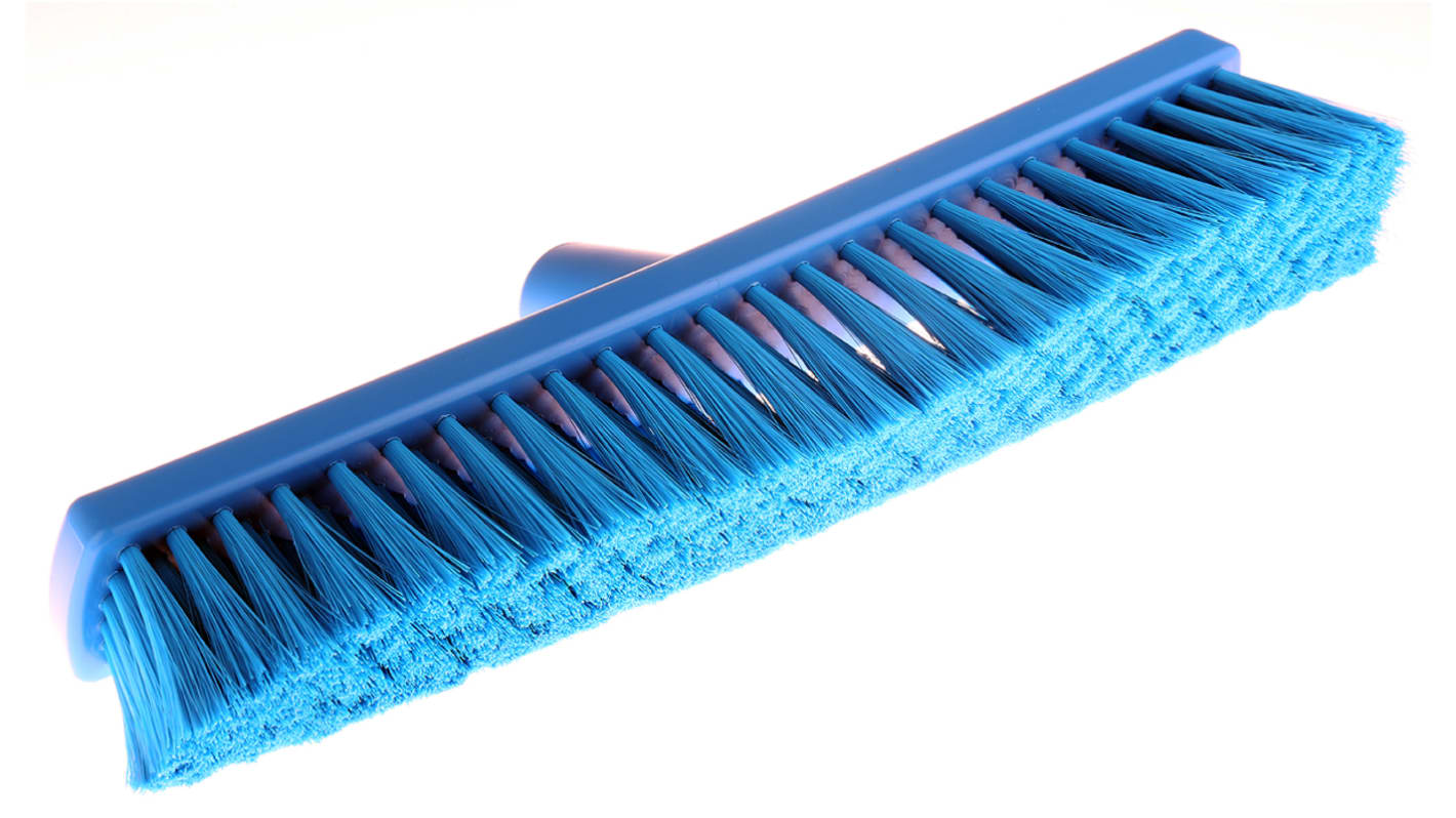 Vikan Broom, Blue With PET Bristles for General Purpose