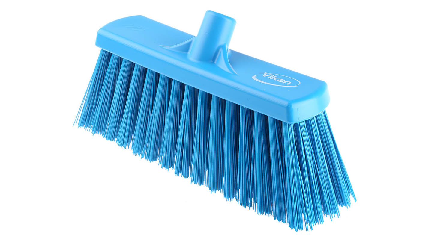 Scopa di colore Blu Vikan, con setole in PET di 109mm, per Industria alimentare, pavimenti bagnati