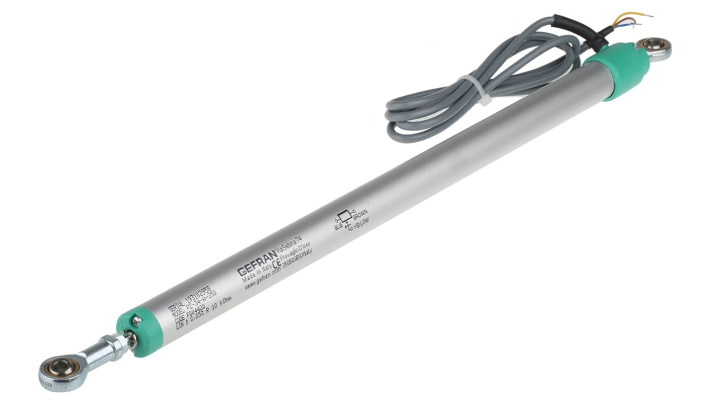 Gefran 线性传感器, 线性测量编码器, 250mm行程, 60 V, 最高+100°C, IP65, IP67