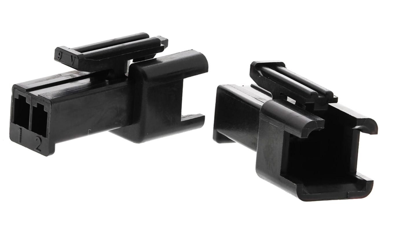 JST Female Connector Housing, 2 Way, 1 Row