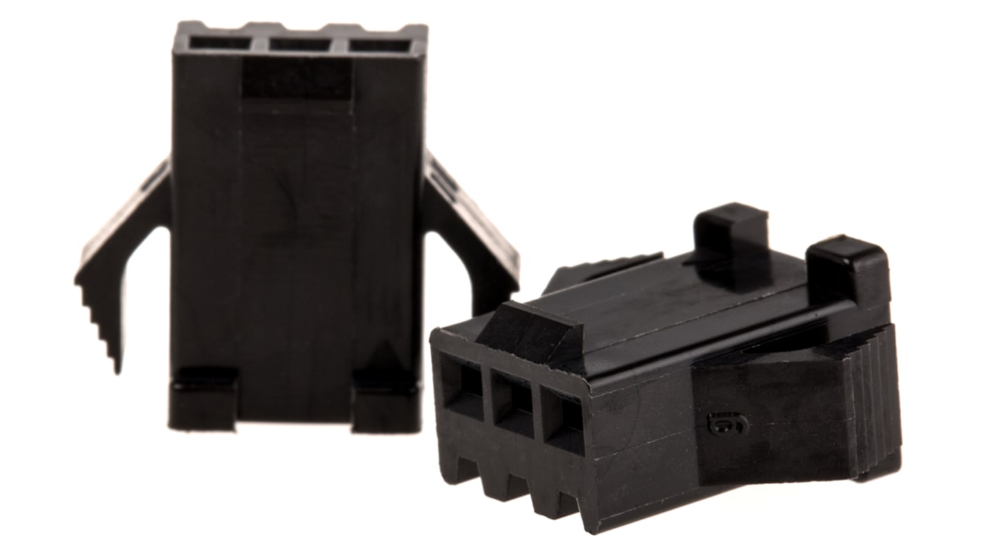 JST Male Connector Housing, 3 Way, 1 Row