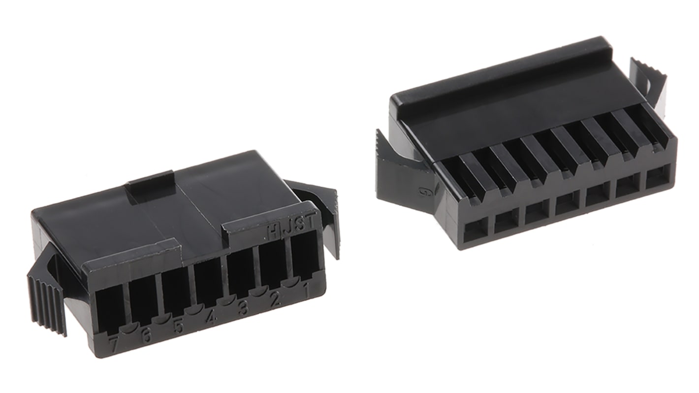 JST Male Connector Housing, 7 Way, 1 Row