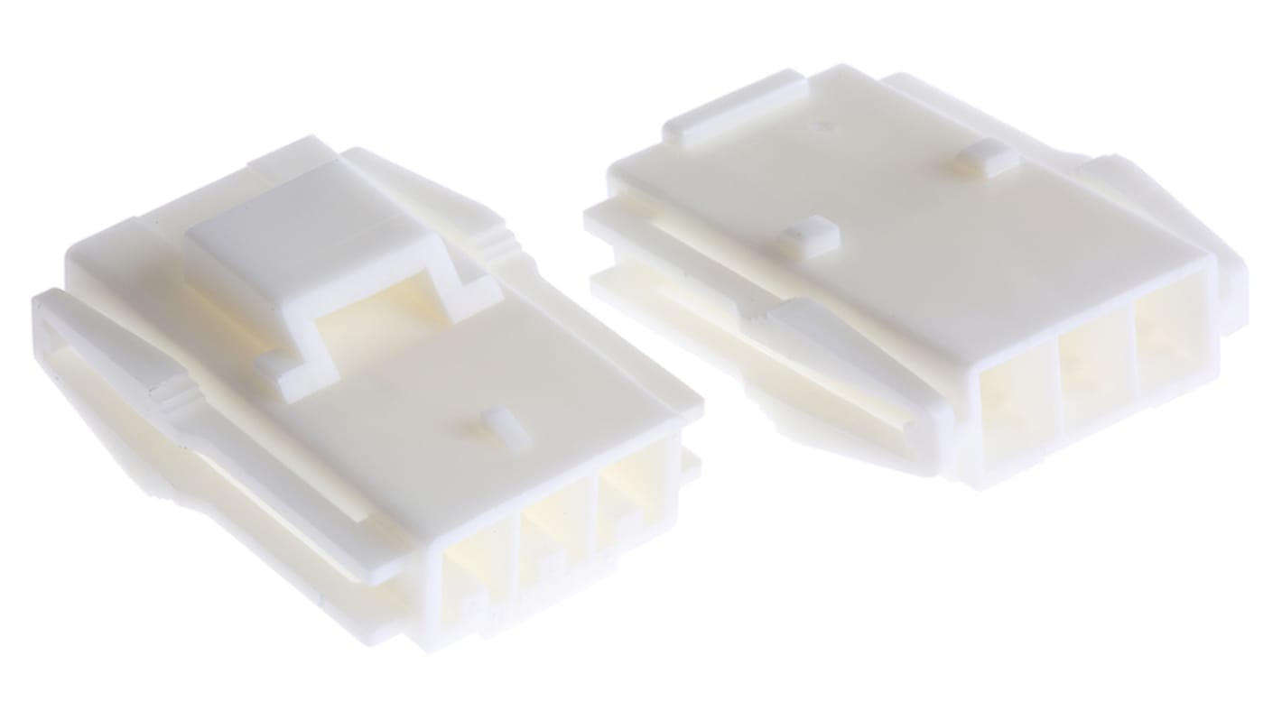JST Female Connector Housing, 3 Way, 1 Row