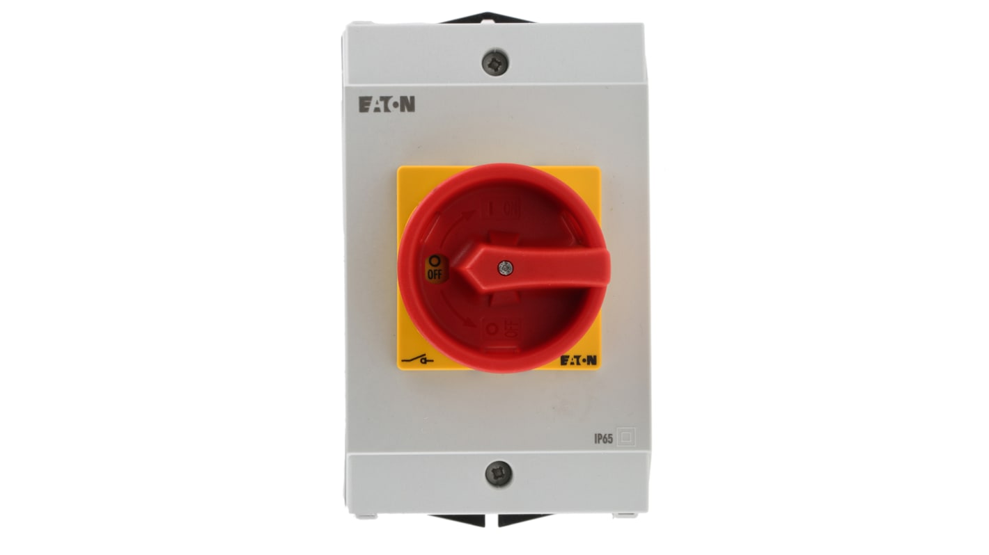 Eaton 2P Pole Isolator Switch - 32A Maximum Current, 13kW Power Rating, IP65