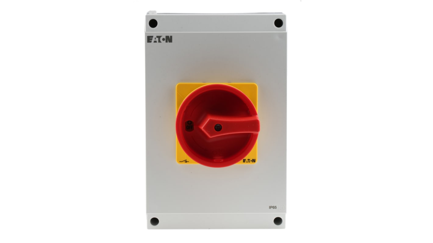 Interrupteur-sectionneur Eaton, 6P, 63A, 415V c.a.