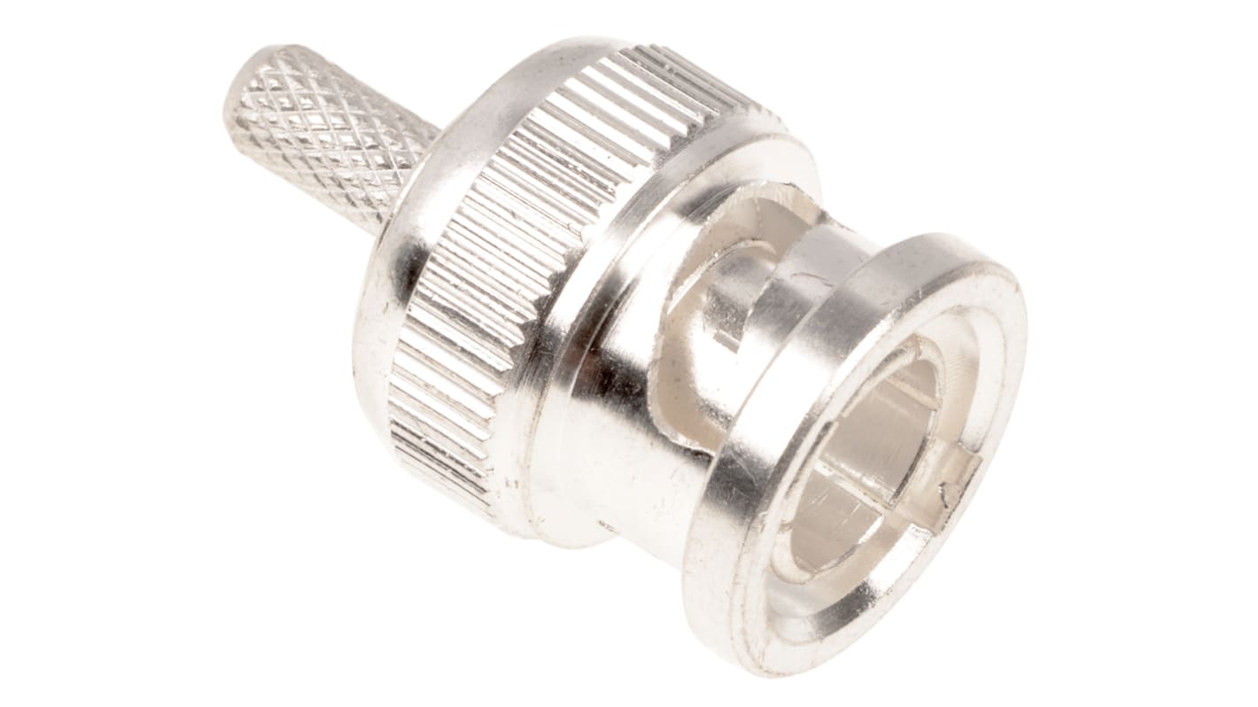 TE Connectivity, Plug Cable Mount, 75Ω, Crimp Termination, Straight Body