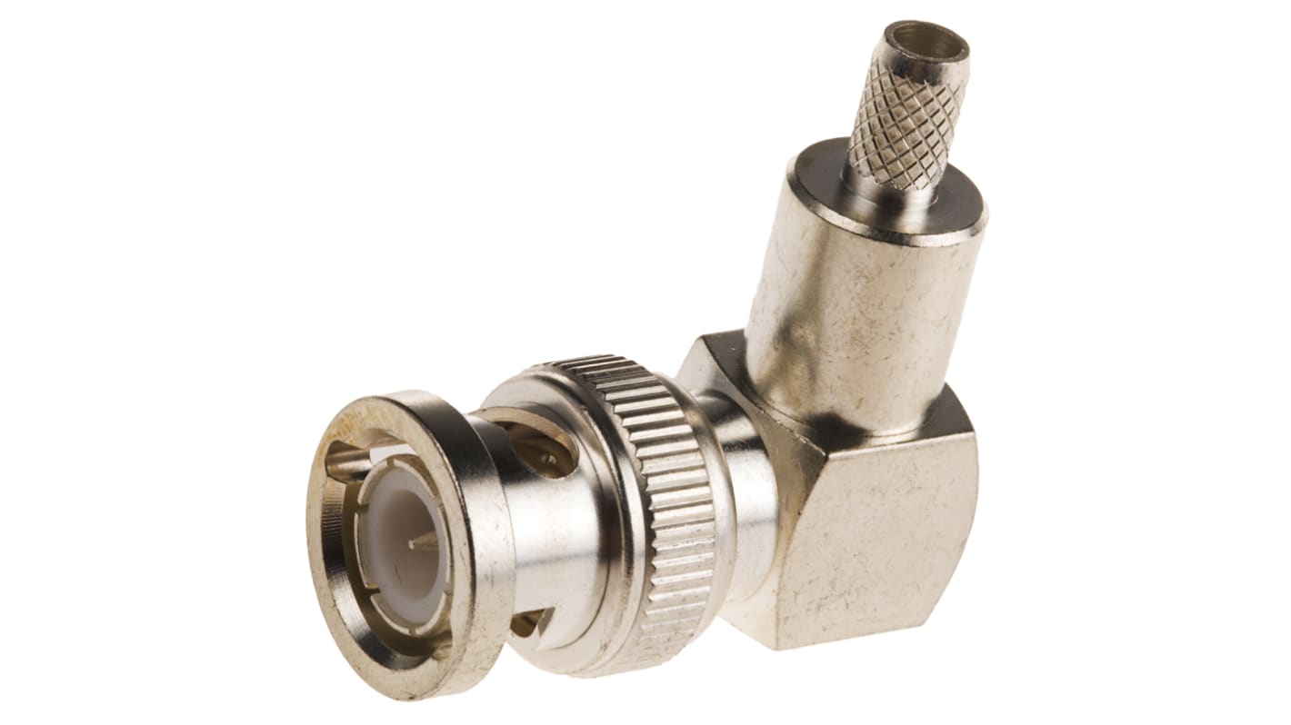TE Connectivity Stecker Koaxialsteckverbinder BNC-Steckverbinder, Kabelmontage Crimp-Anschluss, für RG141 A/U, RG58
