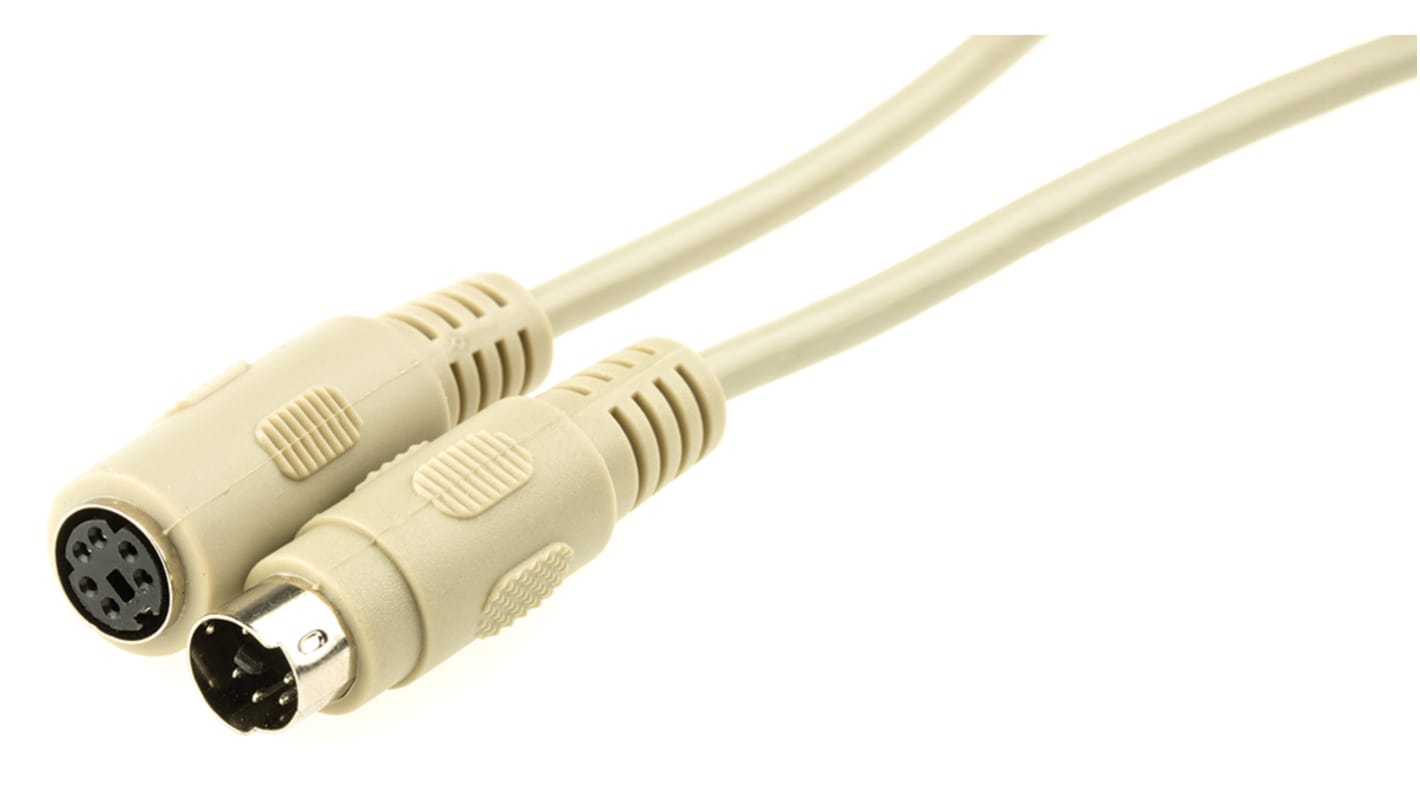 Roline PS/2-Kabel, PS/2 - Stecker, PS/2 - Buchse, 10m
