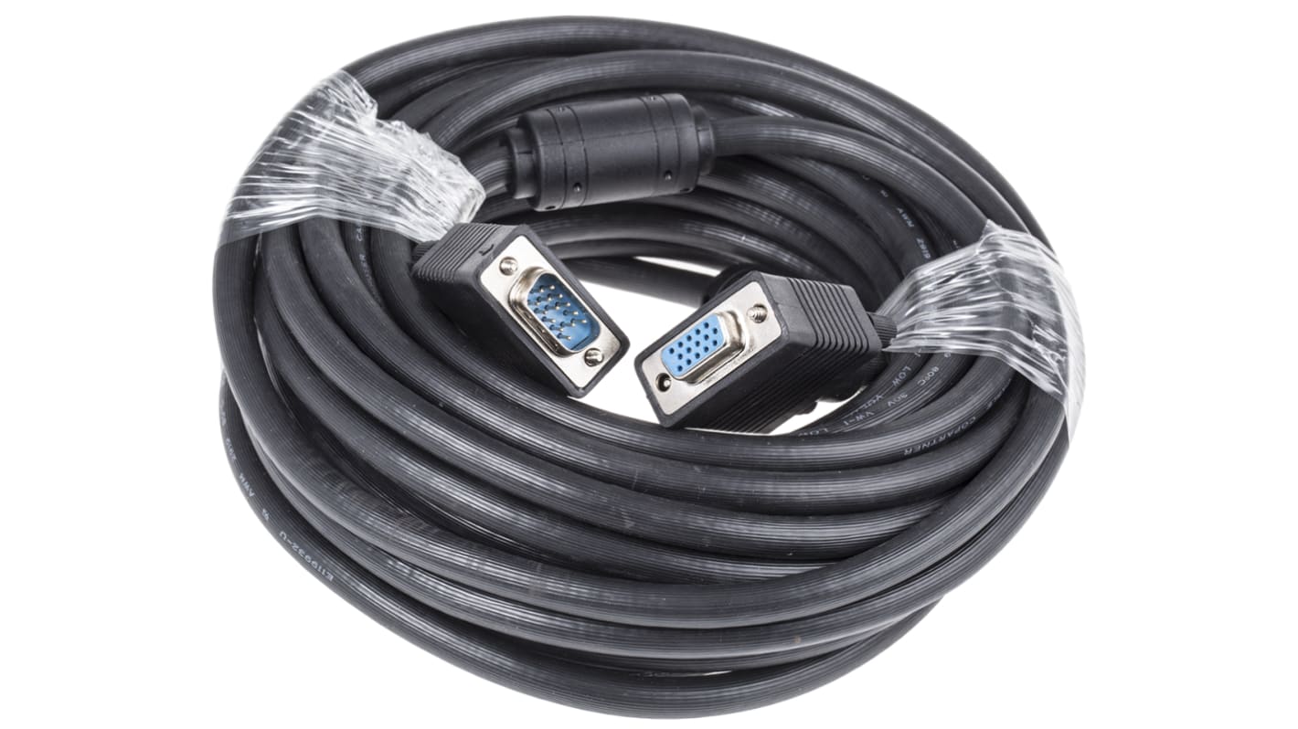 Roline Male VGA to Female VGA Cable, 10m