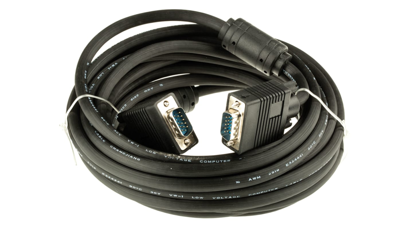 Kabel VGA złącze A Męskie złącze B Męskie długość 6m Czarny Roline