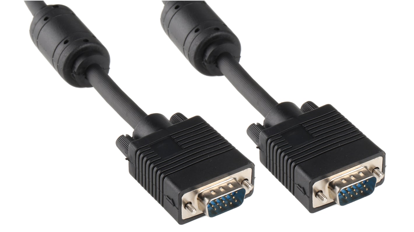 Kabel VGA złącze A Męskie złącze B Męskie długość 3m Czarny Roline