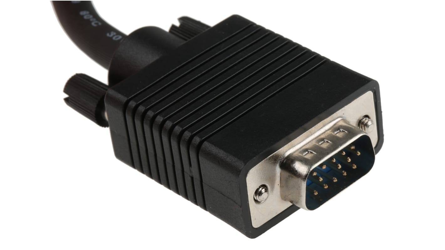 Kabel VGA złącze A Męskie złącze B Męskie długość 2m Czarny Roline