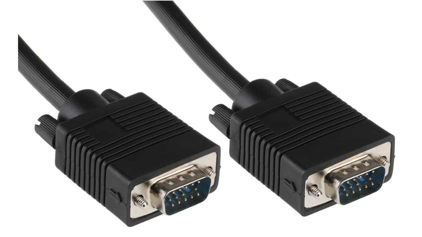 Kabel VGA złącze A Męskie złącze B Męskie długość 6m Czarny Roline