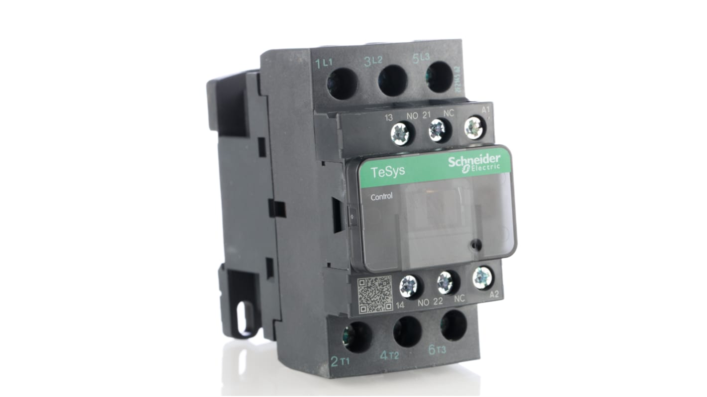 Schneider Electric TeSys D LC1D Contactor, 24 V dc Coil, 3-Pole, 25 A, 11 kW, 3NO, 690 V ac