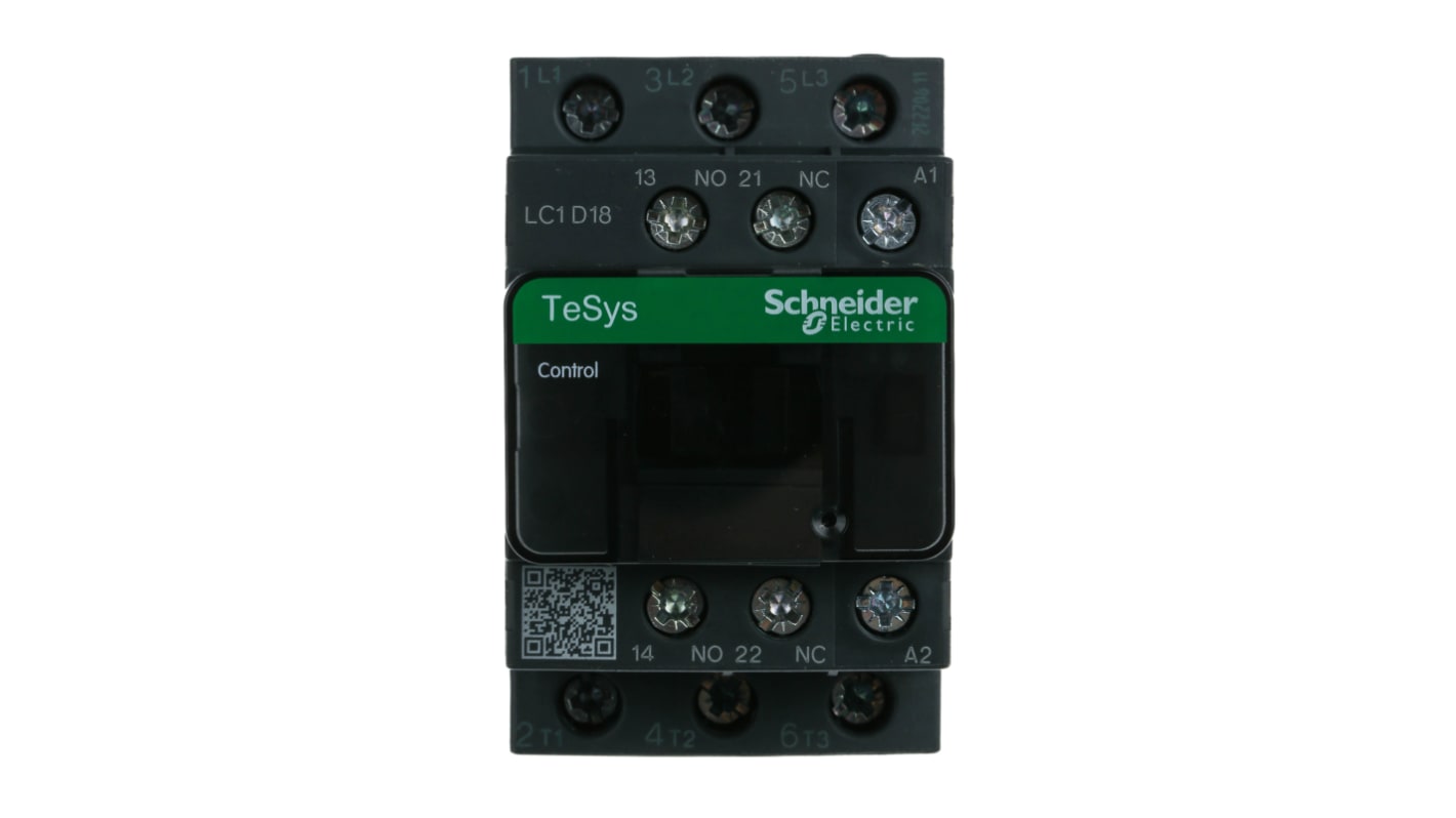 Stycznik 230 V ac Schneider Electric styki: 3 7.5 kW 18 A 3NO Śruba LC1D18P7
