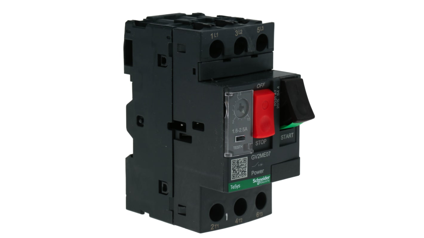 GV2ME07 | Schneider Electric モータ保護回路ブレーカ 1.6 GV2ME07 | Schneider Electric モータ保護回路ブレーカ 1.6