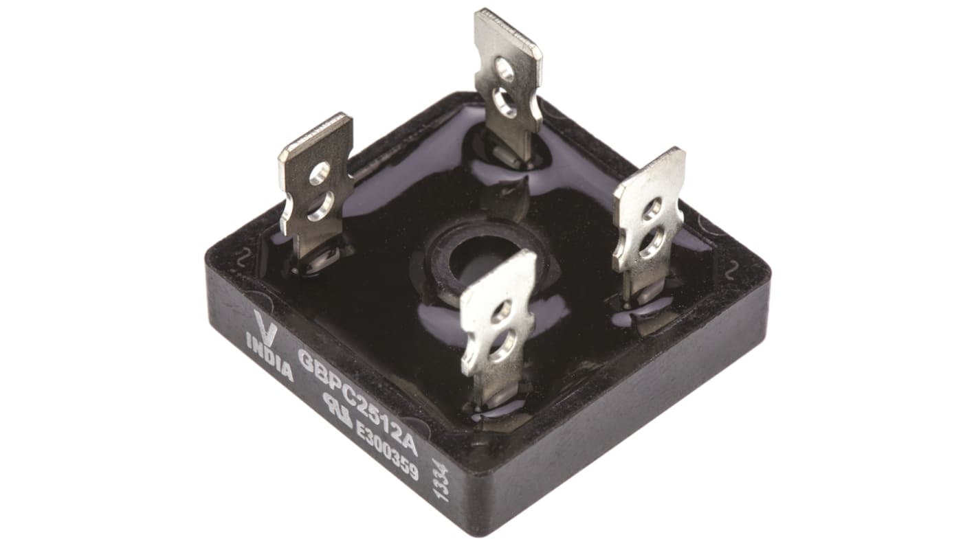 Vishay Bridge Rectifier, 25A, 1200V, 4-Pin