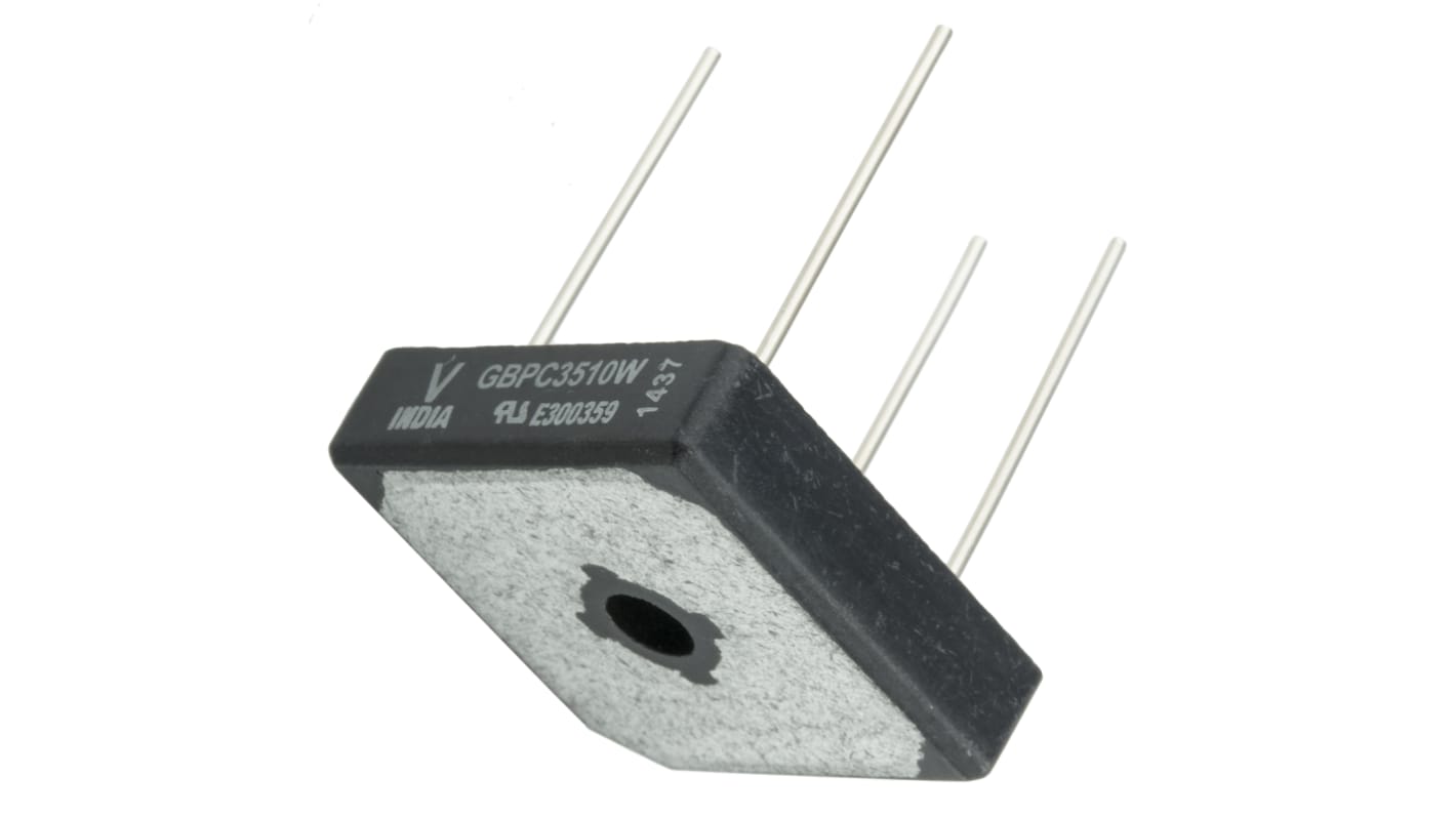 Vishay Bridge Rectifier, 35A, 1000V, 4-Pin