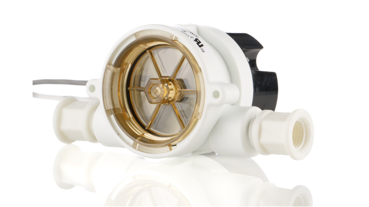 Rs-Online Sensore di flusso Gems Sensors per Liquidi flusso 2 l/min → 20 l/min