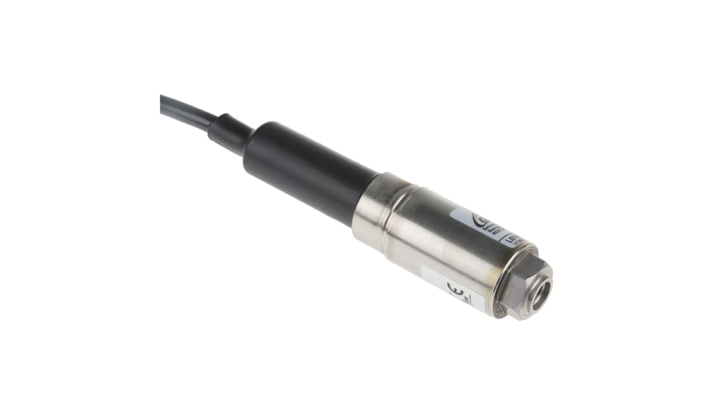 Gems Sensors 相对压力传感器, 0bar→0.5bar, 0.25%精度, 放大输出, -20°C→+50°C, IP68