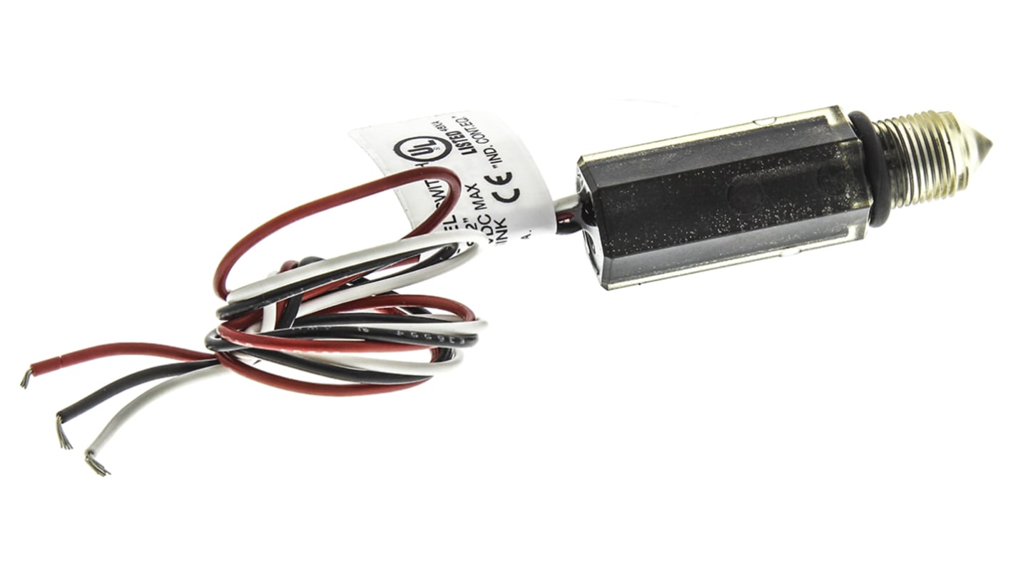 Gems Sensors 聚砜浮球开关, 水平、垂直安装, 直接装入, 最高+80°C