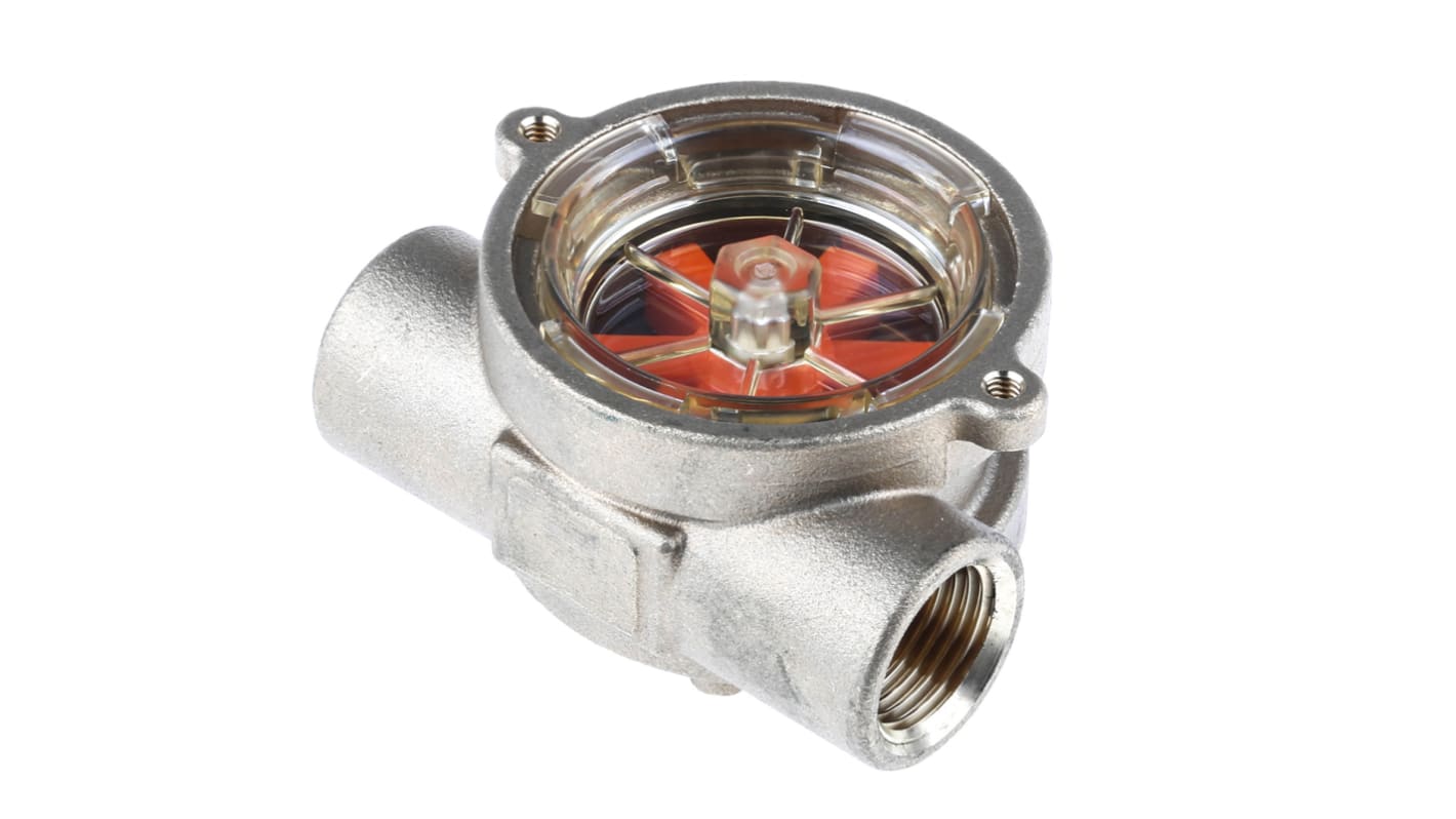 Rs-Online Indicatore di flusso Gems Sensors per Liquidi flusso 15 l/min → 75 l/min