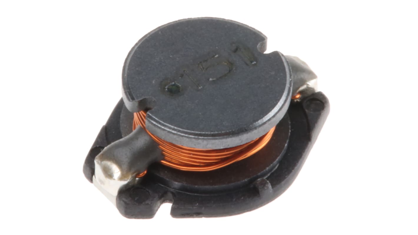 Wurth, WE-PD4 Unshielded Wire-wound SMD Inductor with a Ferrite Core, 150 μH ±10% Wire-Wound 1A Idc