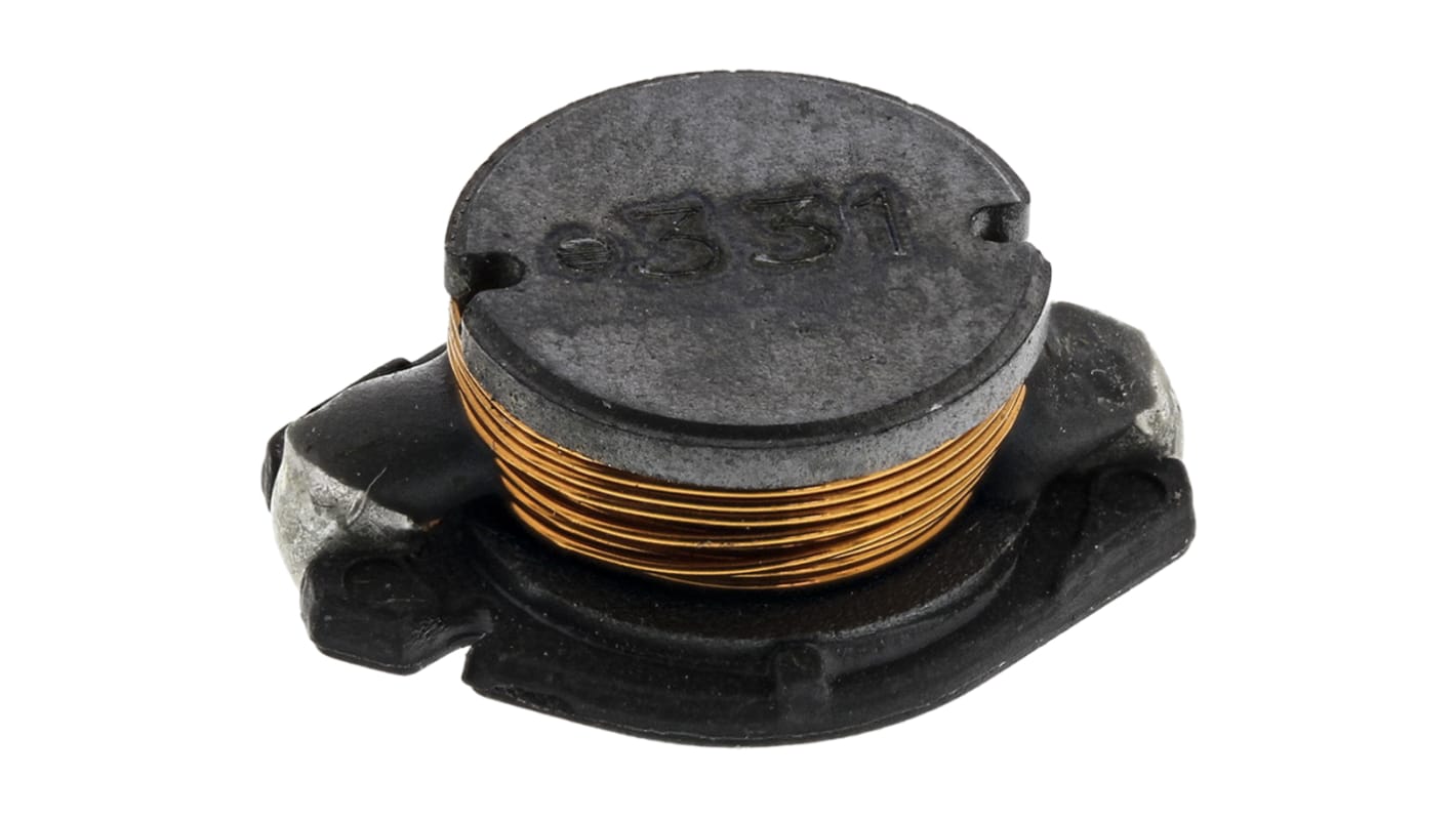 Wurth, WE-PD4 Unshielded Wire-wound SMD Inductor with a Ferrite Core, 330 μH ±10% Wire-Wound 700mA Idc