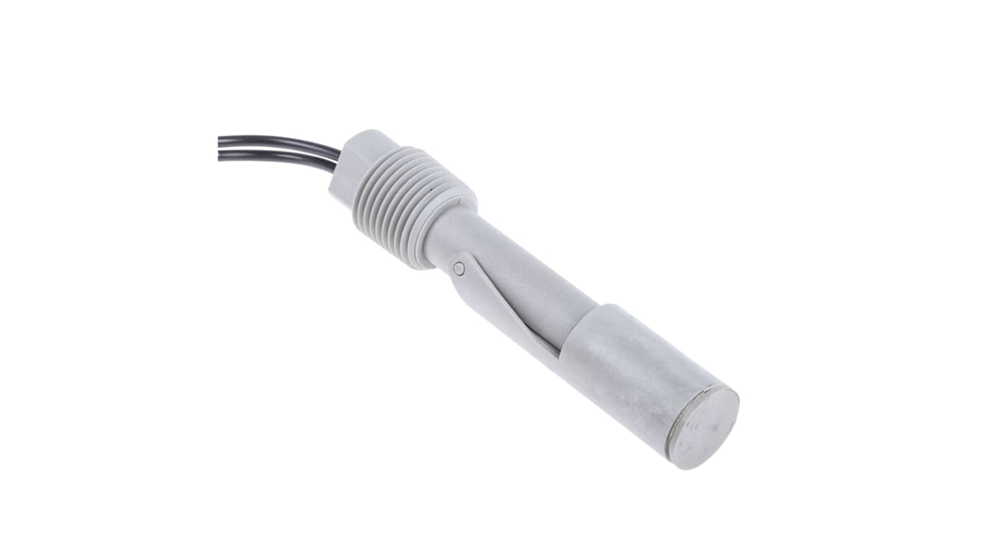 Sensata Cynergy3 PPS浮球开关, 水平安装, NO/NC, 最大直流120V, 最高+120°C, 线长1m, RSF80系列