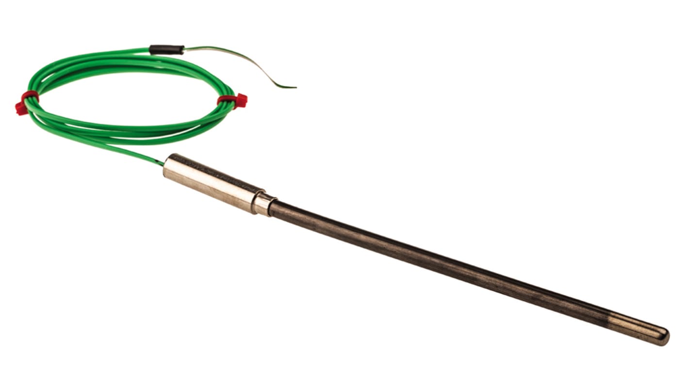 RS PRO Type K Mineral Insulated Thermocouple 150mm Length, 6mm Diameter → +1100°C